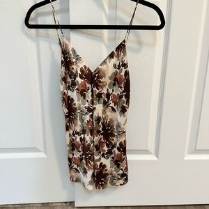 Cami silk tank top